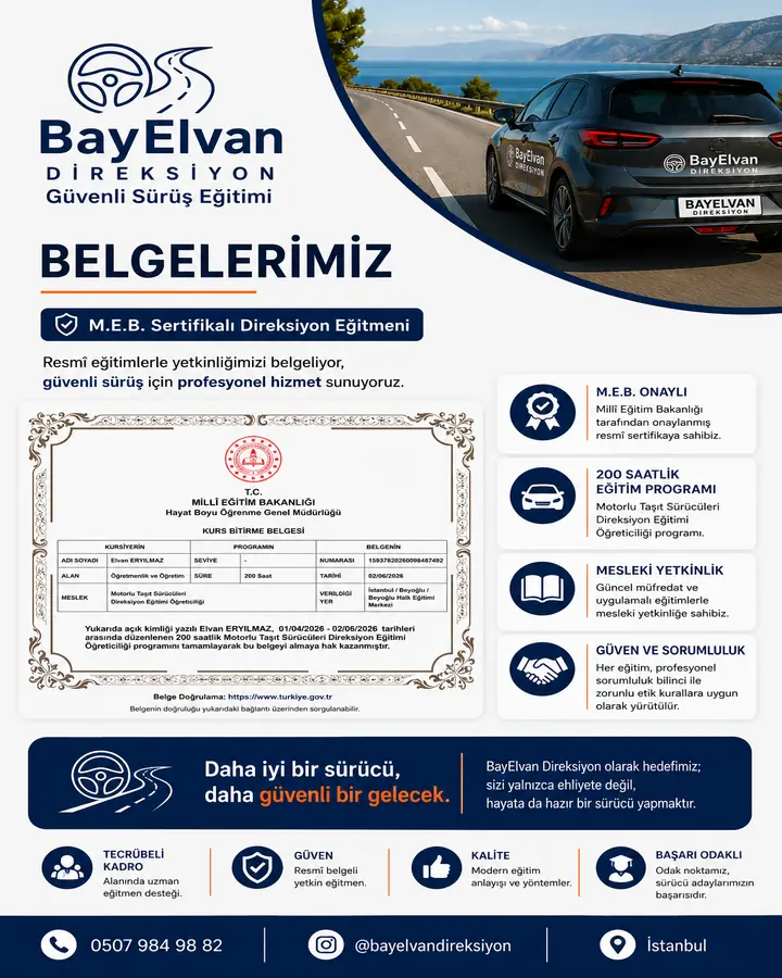 BayElvan Direksiyon Belgelerimiz